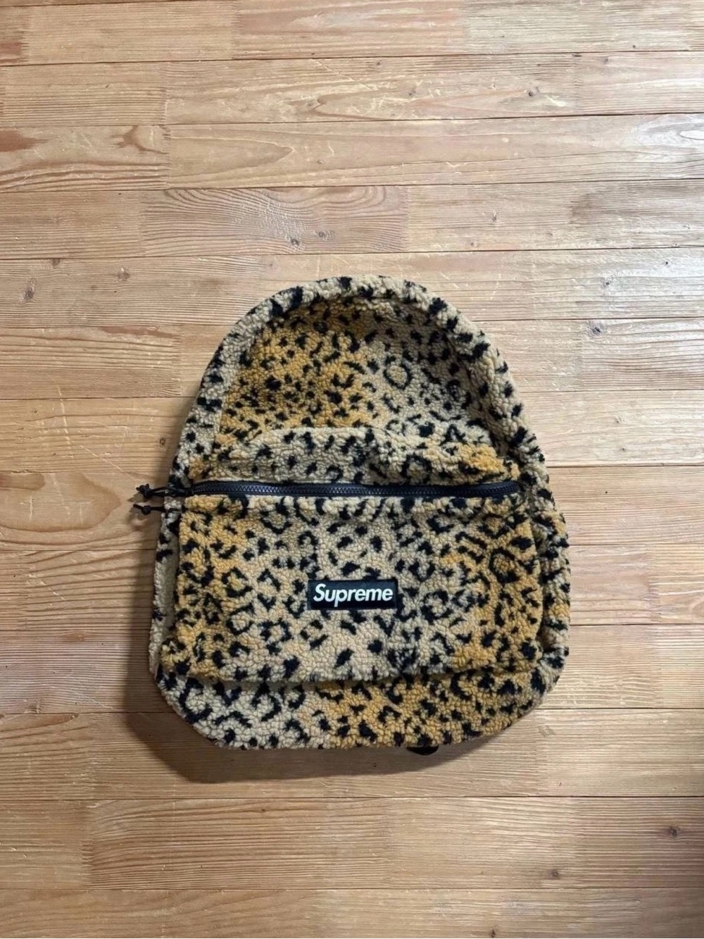 Supreme Leopard sherma Backpack